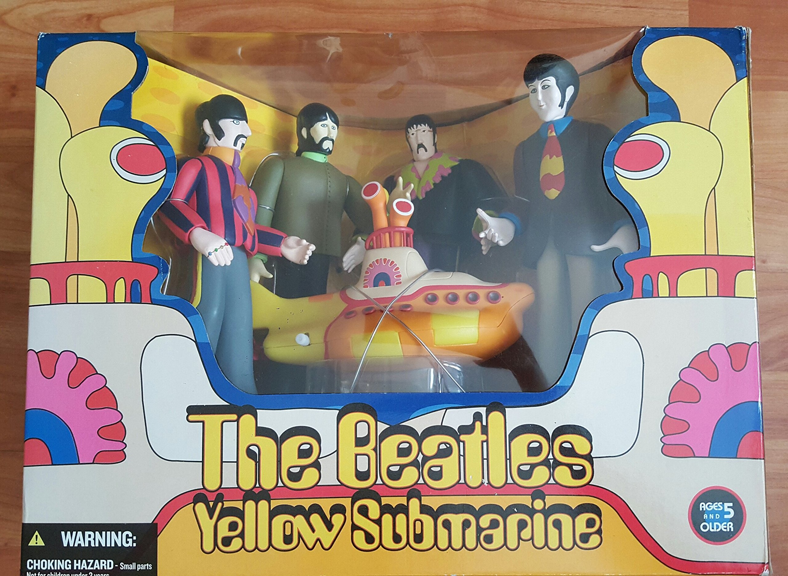 Amazon.co.jp: THE BEATLES YELLOW SUBMARINE 4体セット : Toys & Games